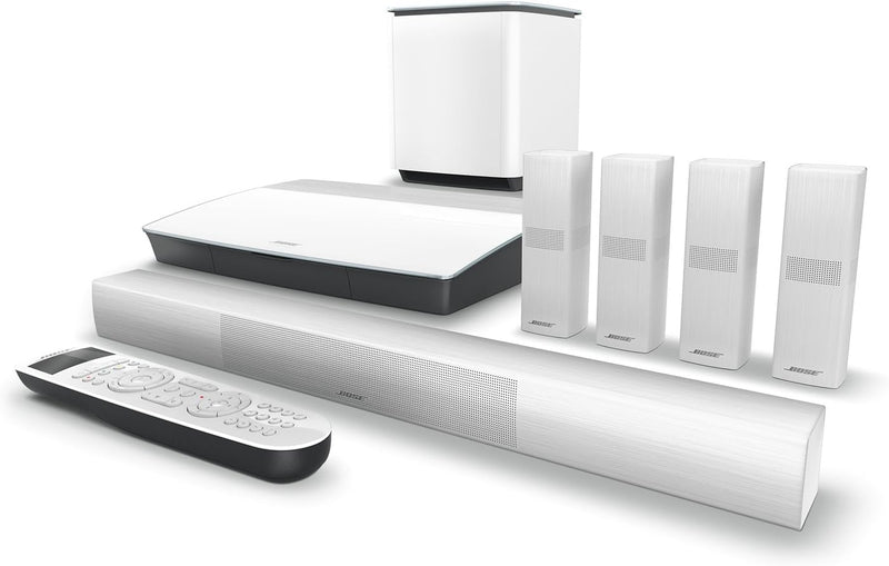 Bose Lifestyle 650 5.1 Home Entertainment System with OmniJewel Speakers, White VG