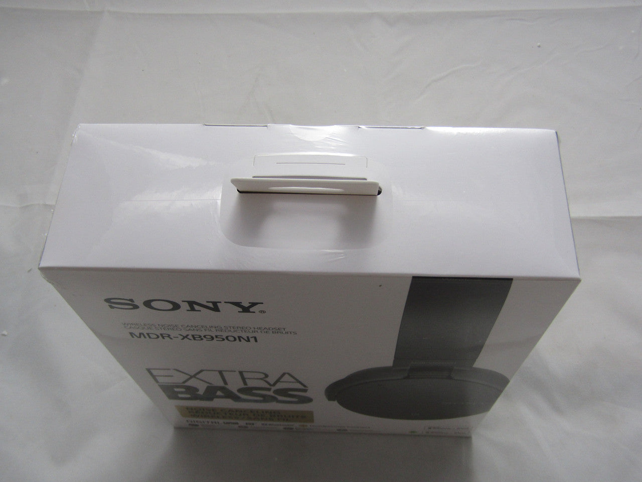 Sony XB950N1 Extra Bass Wireless Noise Cancelling Over-the-Ear Headphones - Titanium