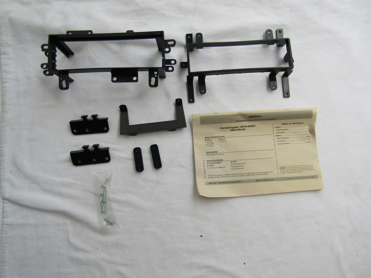 Metra 99-5700 Installation Multi-Kit for 1975-2000 Ford/Jeep/Lincoln/Mazda/Mercury Vehicles (Black) LN
