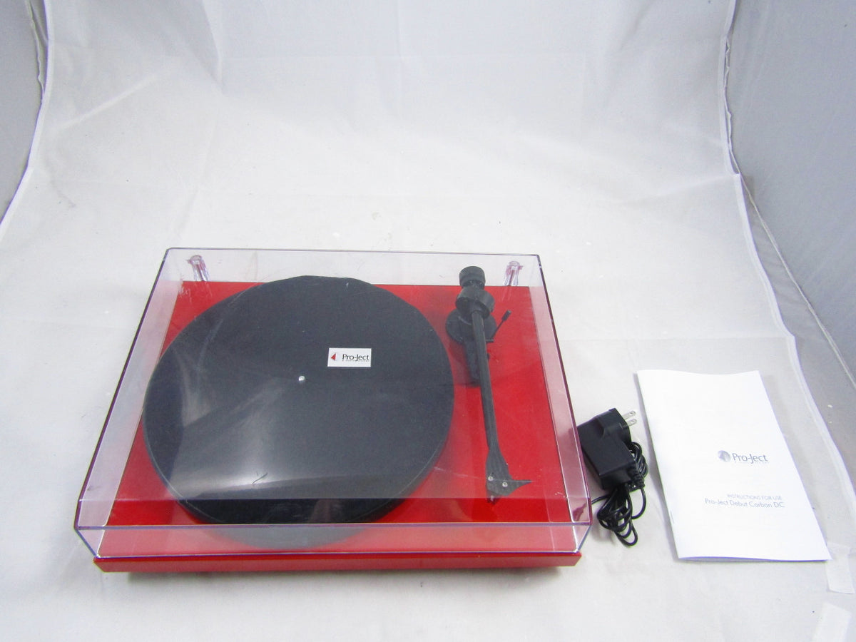 Pro-Ject Debut Carbon DC Turntable with Ortofon 2M Red Cartridge (Red) VG