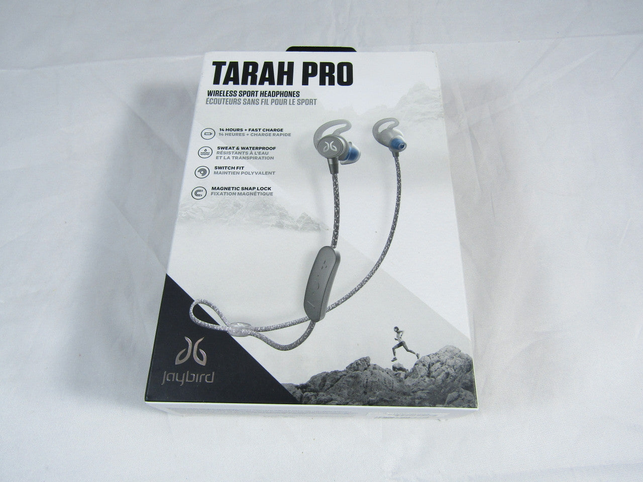 Jaybird Tarah Pro Bluetooth Waterproof Sport Premium Headphones, Titanium Glacier VG