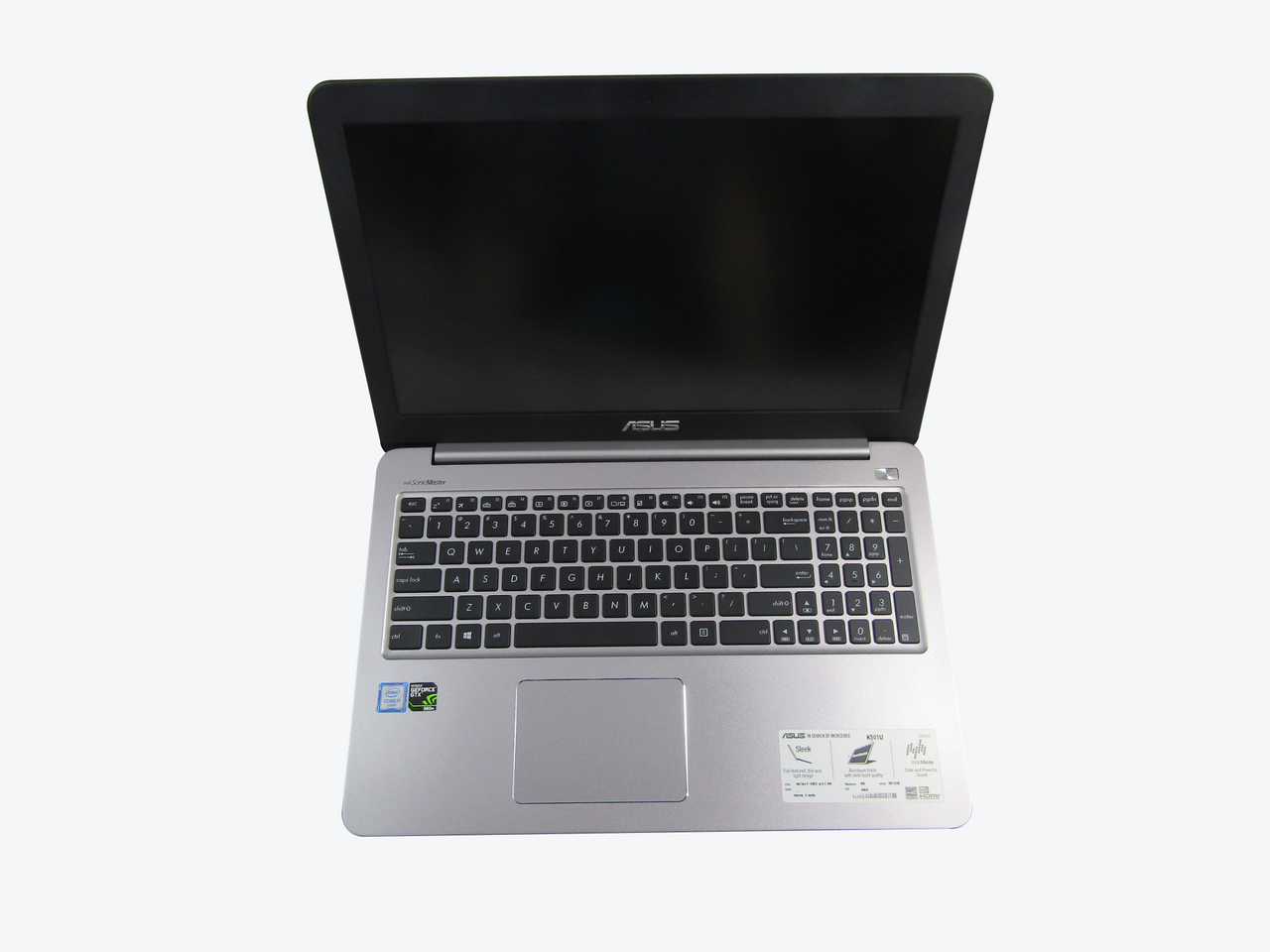 ASUS K501UW-AB78 15.6-inch Full-HD Gaming Laptop Intel Core i7 GTX 960M 8GB DDR4 512GB SSD G