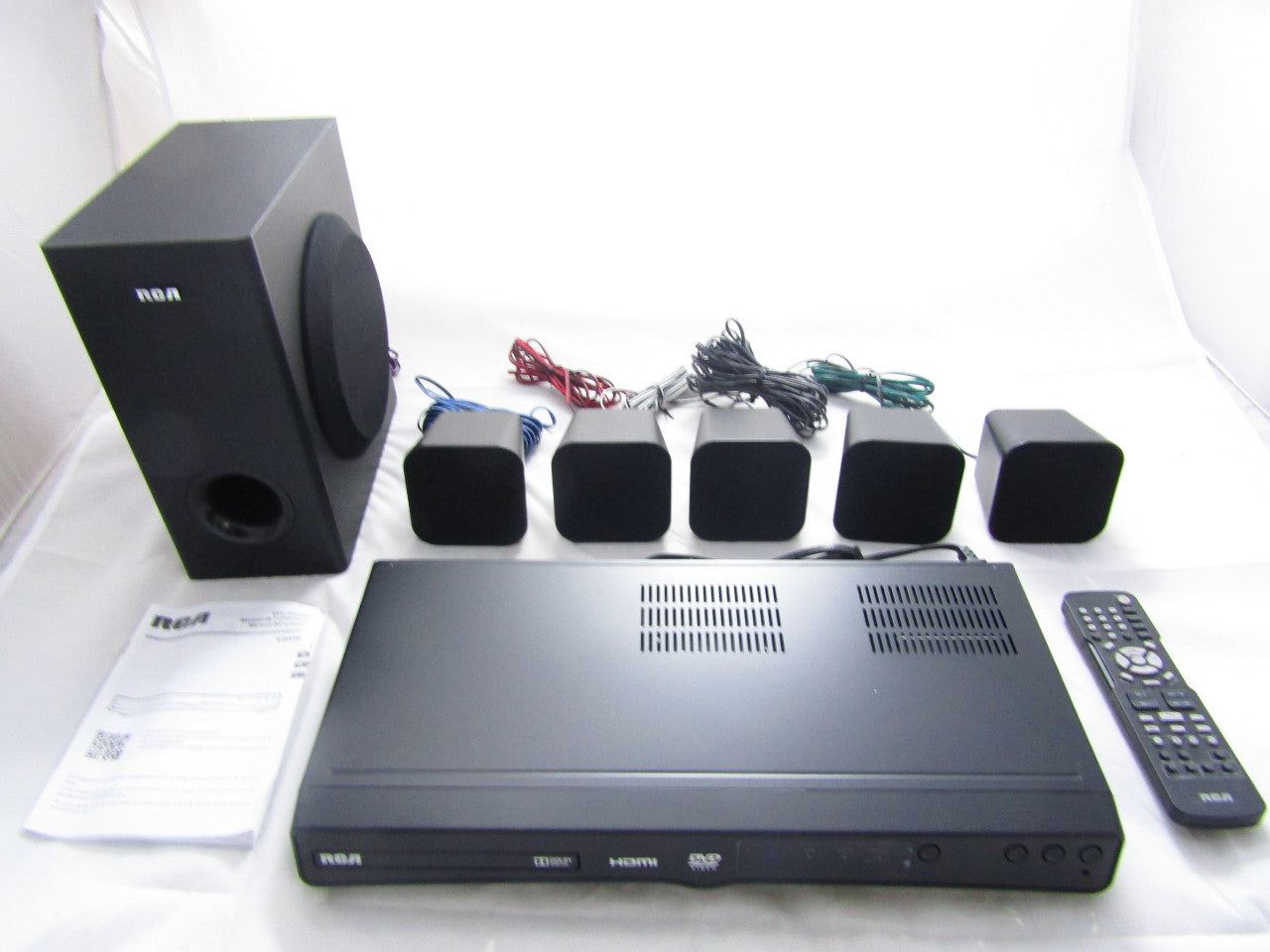 RCA RTD3266 200W 5.1-Ch. Upconvert DVD Home Theater System LN
