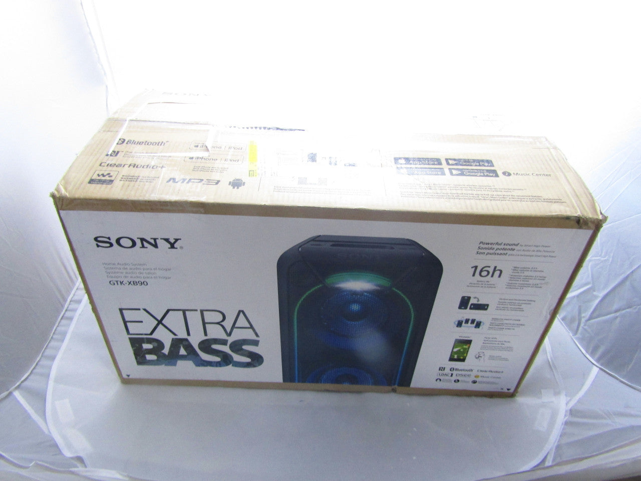 Sony GTKXB90 High Power Portable Bluetooth Speaker, Black