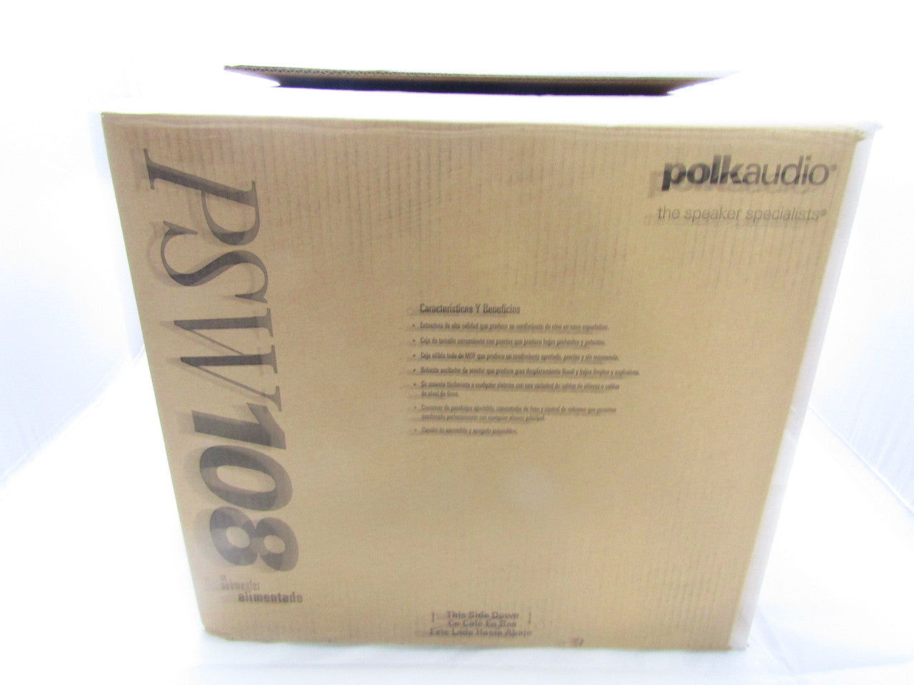 Polk Audio PSW108 10" Powered Subwoofer | 100W Peak Power | Explosive Performance for Movies & Music | Black LN