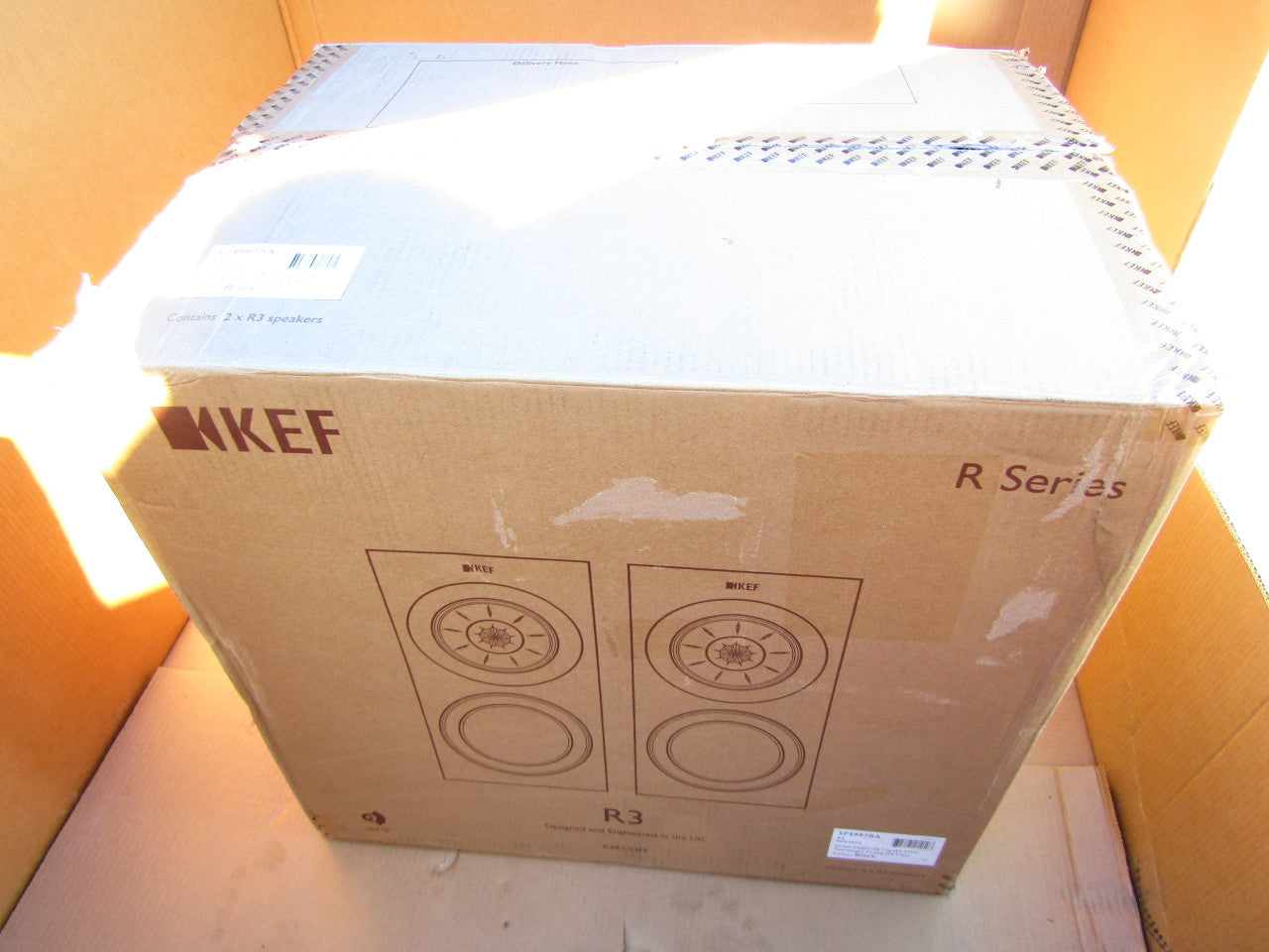 KEF R3 Standmound Speakers, Black (R3BL)