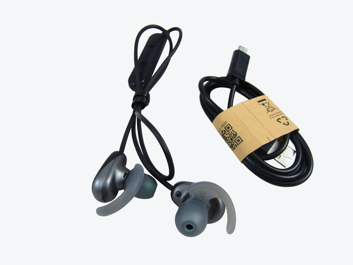 Sony WI-SP600N Premium Waterproof Bluetooth Wireless Extra Bass Sports in-Ear 6 Hr of Playback Headphones/Microphone (Black) VG