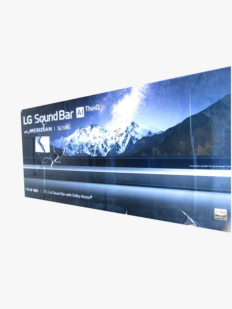 LG SL10RG 7.1.2 Channel High Res Audio Sound Bar with Surround Speakers. LN