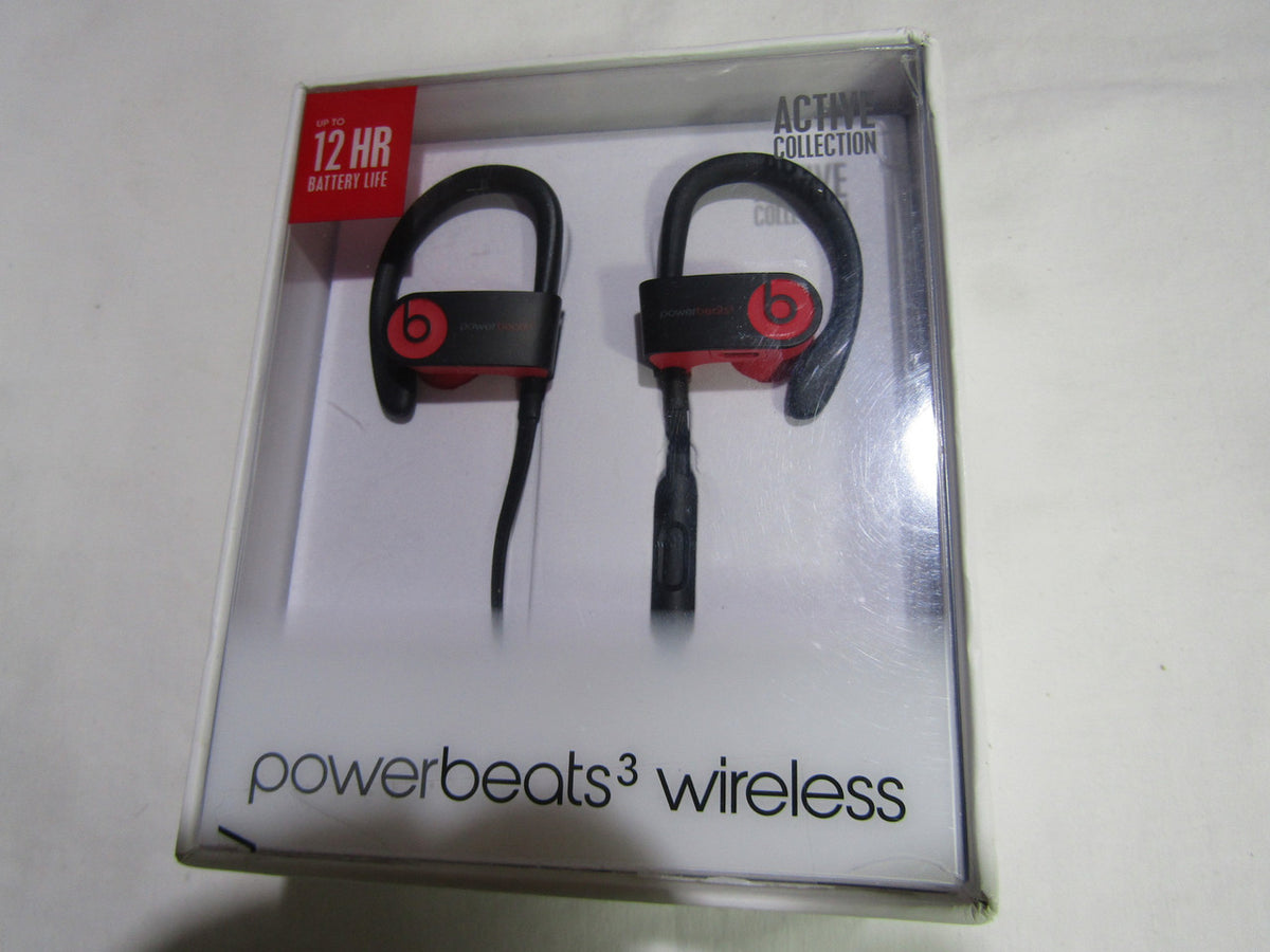 Beats by Dr. Dre Powerbeats3 Wireless In-Ear Headphones - Siren Red MNLY2LL/A LN