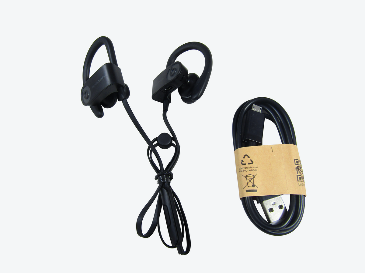 Powerbeats3 Wireless Earphones - Apple W1 Headphone Chip, Class 1 Bluetooth, 12 Hours Of Listening Time, Sweat Resistant Earbuds - Black VG