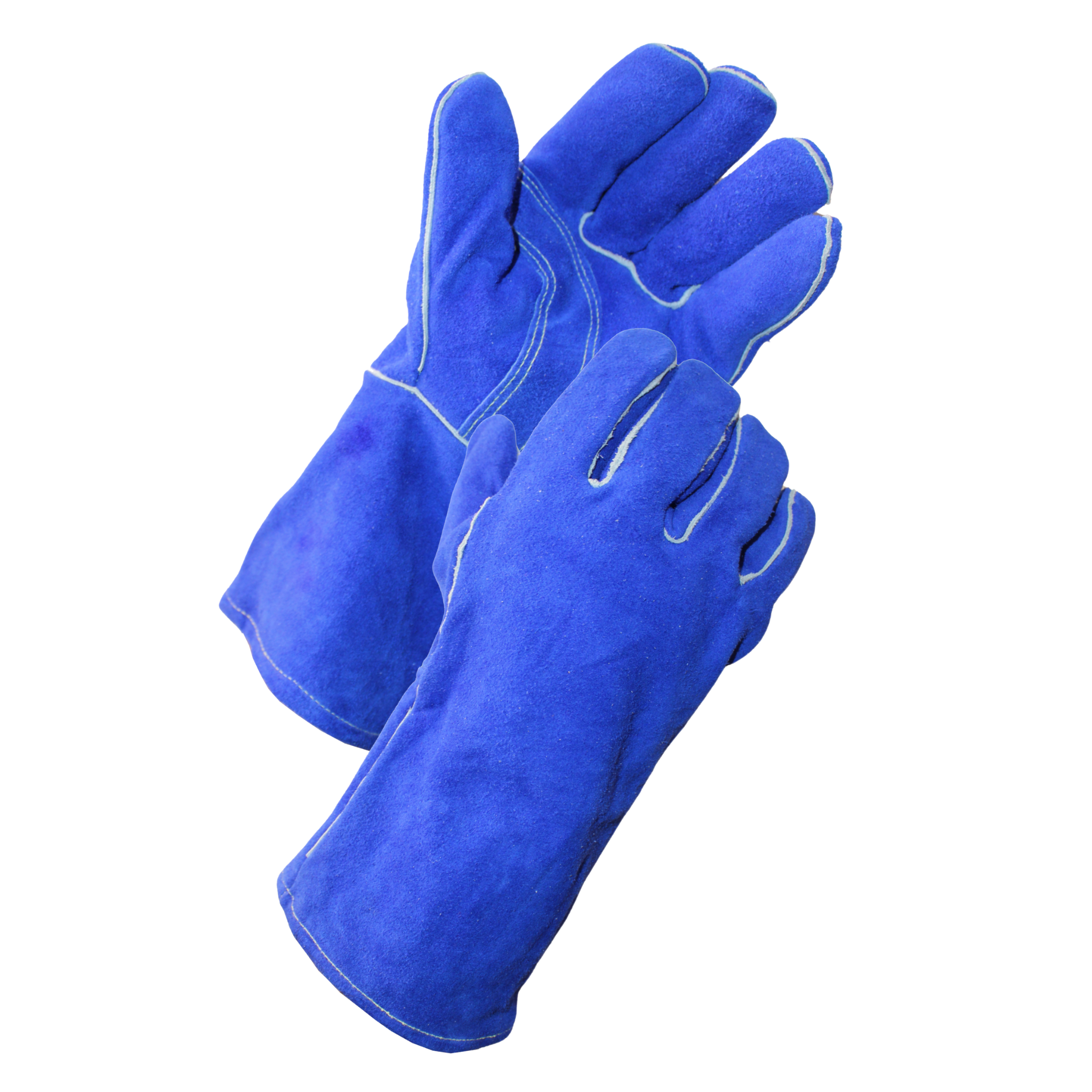 Blue Split Cowhide Welding Glove <br> WD9366