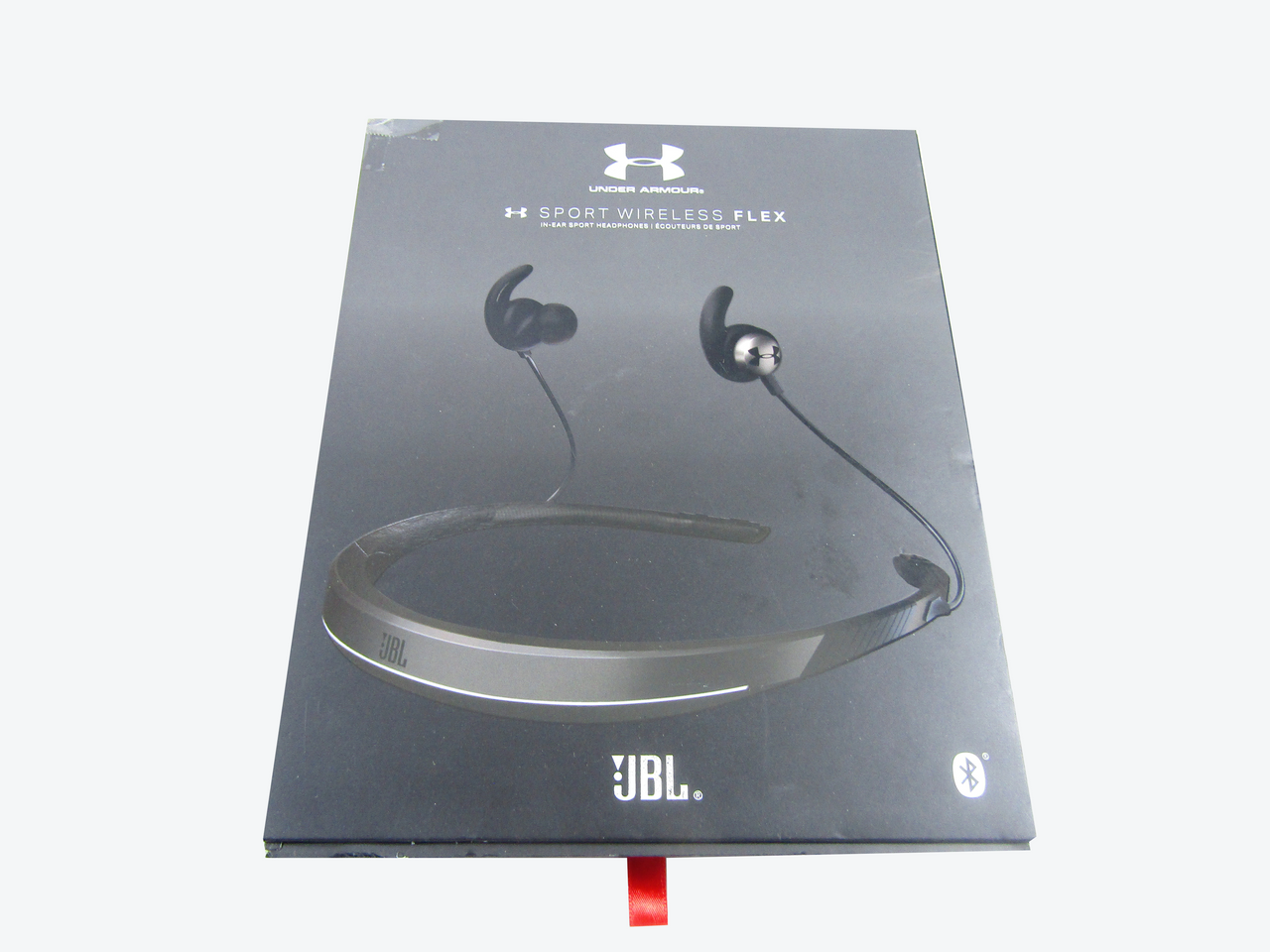 JBL Under Armour Sport Flex Wireless In-Ear Behind-the-Neck Headphones Gray VG