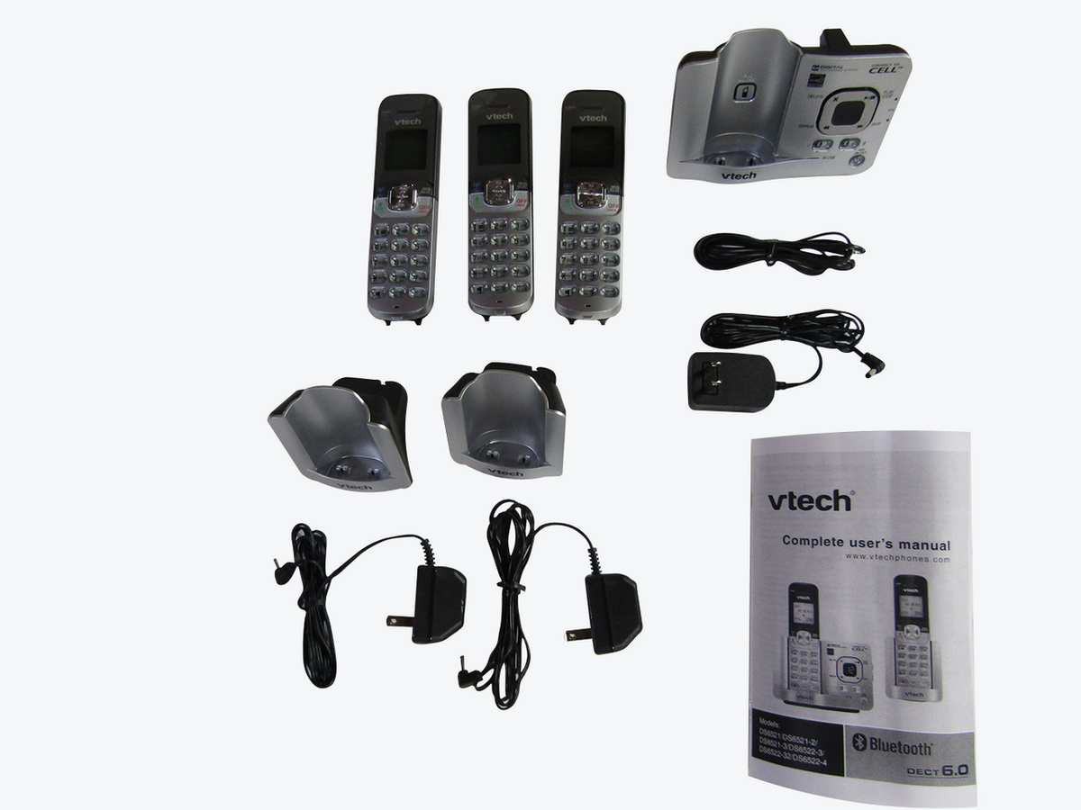 VTech DS6522-32 DECT 6.0 1-Handset Connect to Cell Answering System VG