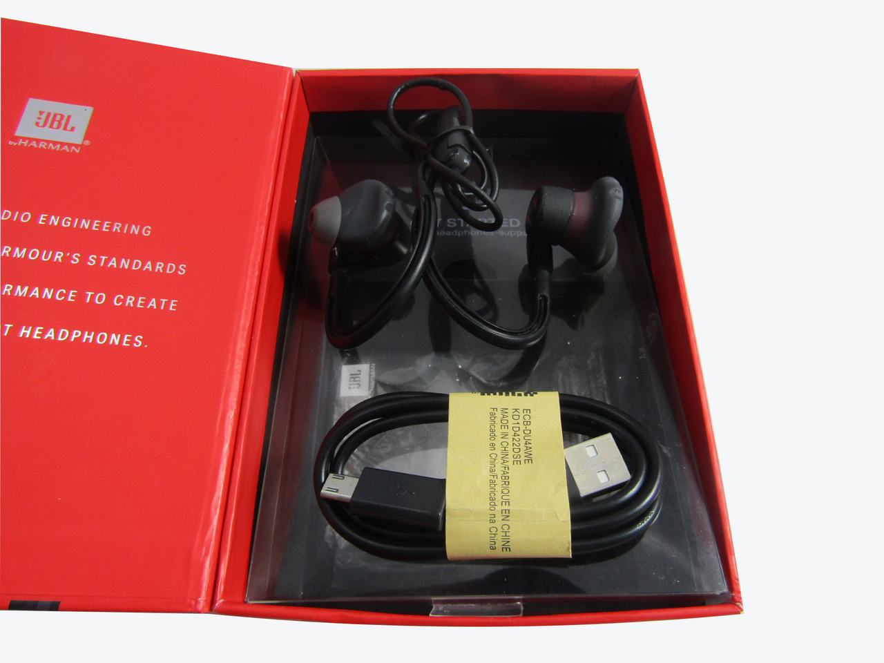 JBL UnderArmour Sport Wireless in-Ear Headphones with Heart Rate Monitor Black LN