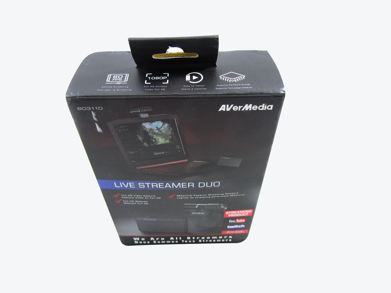 AVerMedia b0311d Live Streamer DUO Webcam Bundle LN