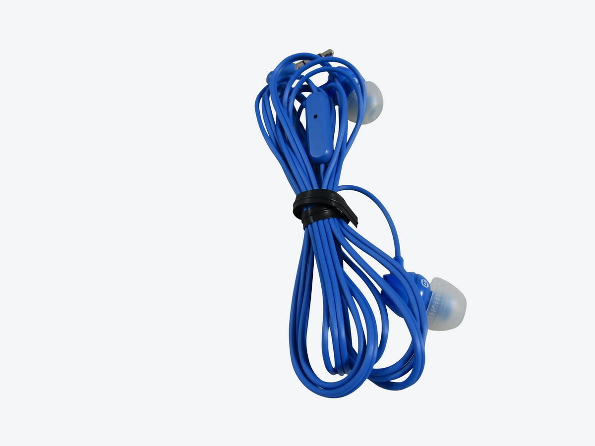 Sony - EX14AP Wired Earbud Headphones - Blue AC