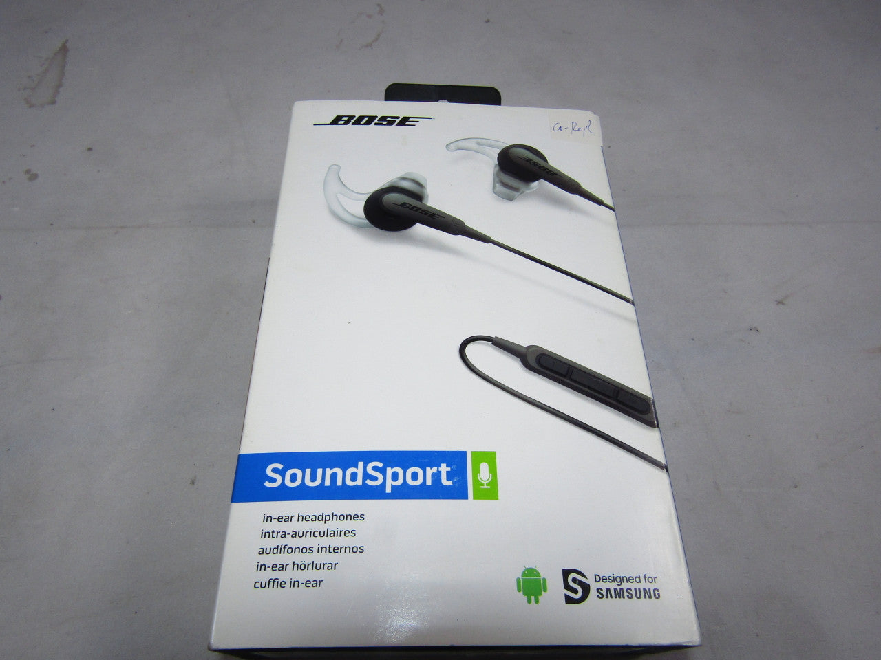 Bose SoundSport in-ear headphones for Samsung and Android devices, Charcoal G