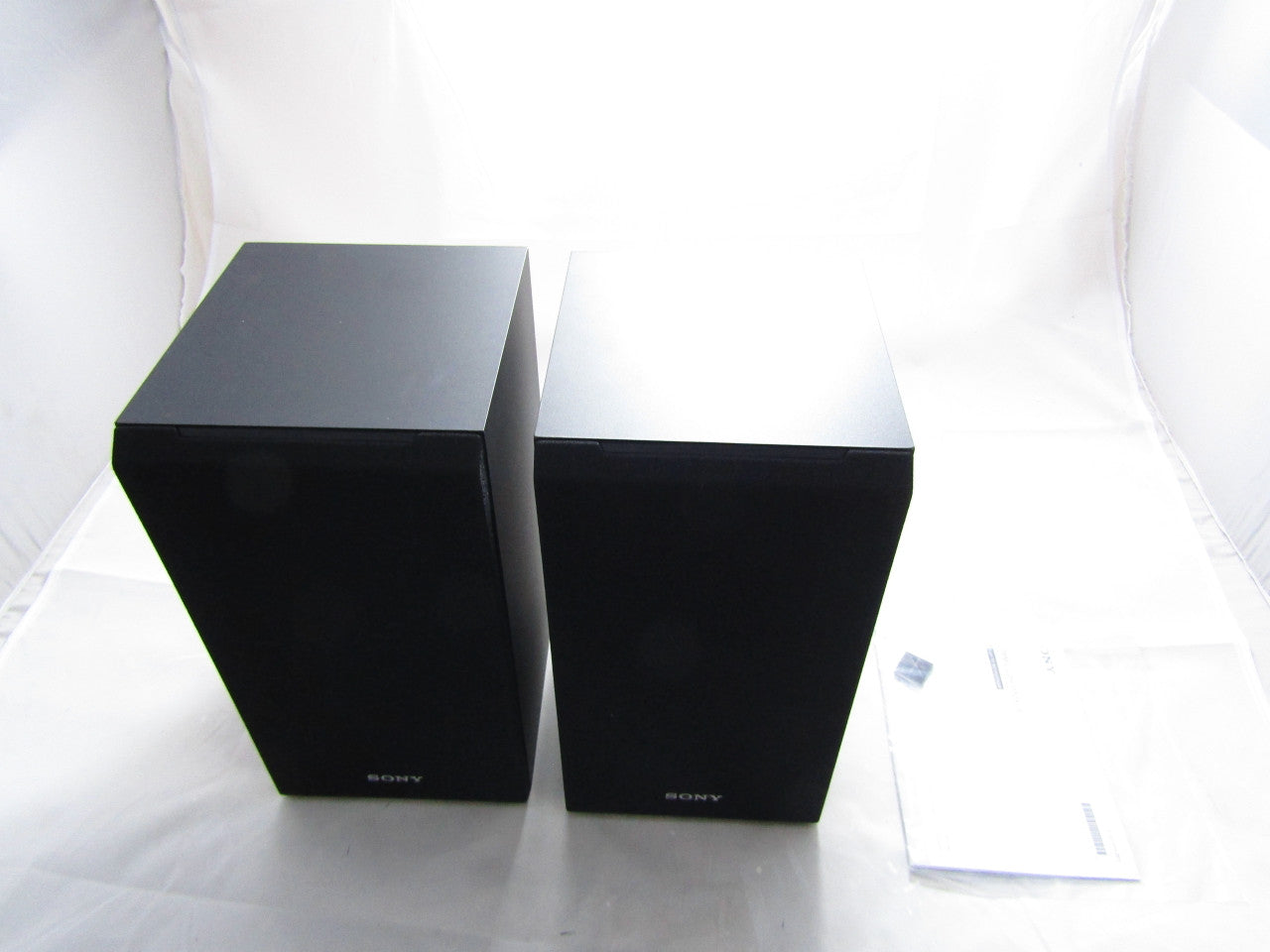 Sony SSCS5 3-Way 3-Driver Bookshelf Speaker System (Pair) - Black LN