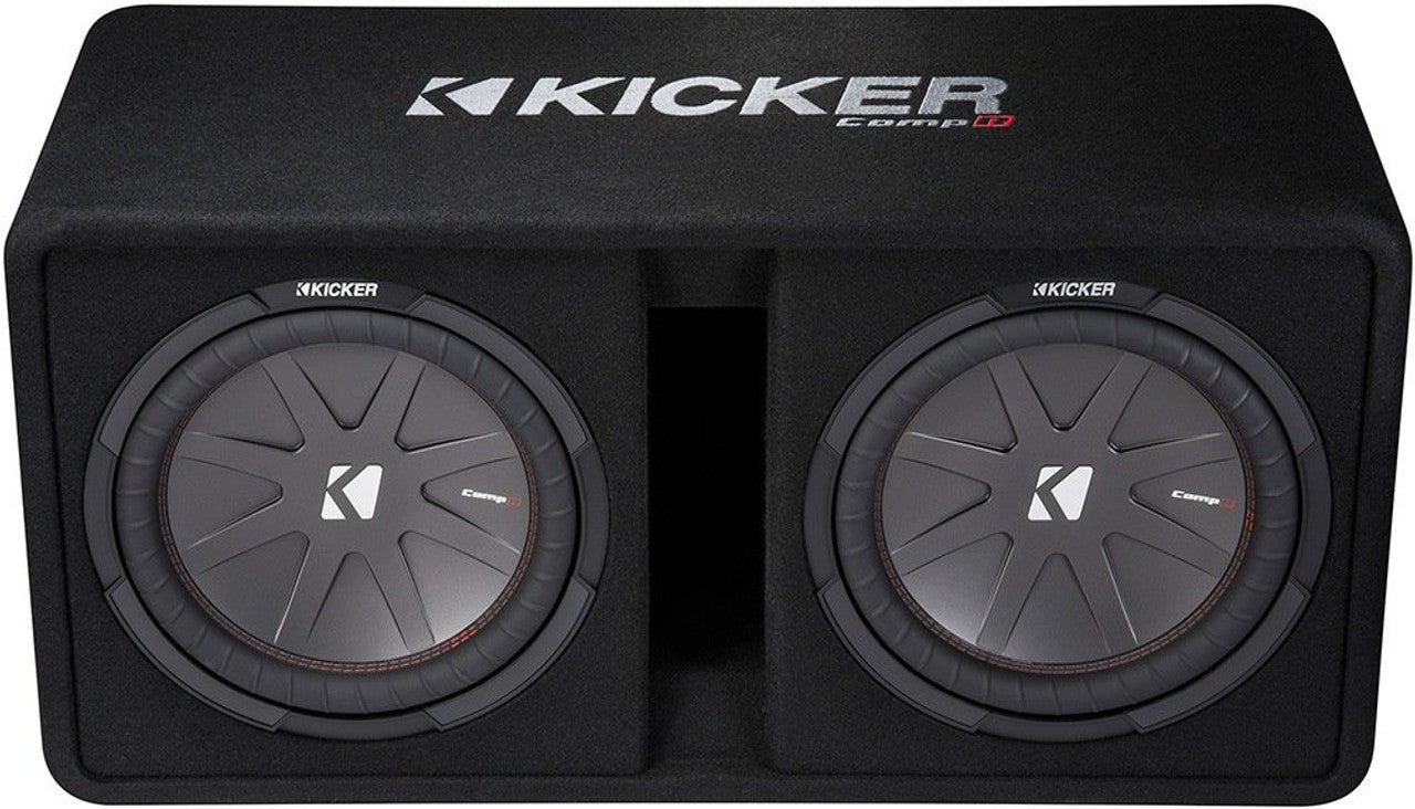Kicker Dual 43DCWR122 12-Inch 2000W Loaded Subwoofer Enclosure