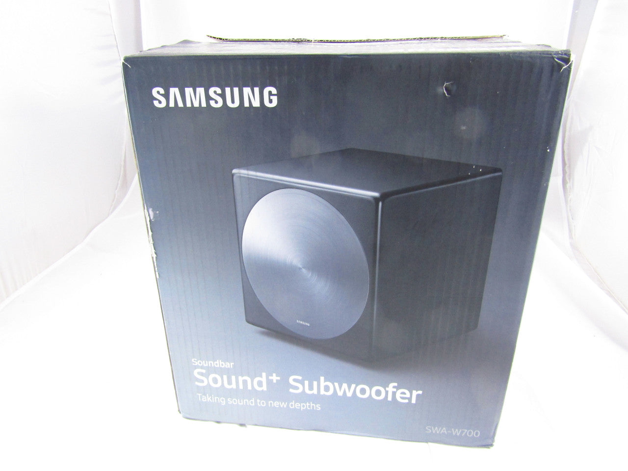 Samsung Sound+ SWA-W700 Wireless Subwoofer, Front Firing Design with 10-Inch Driver, Ultra-Deep 27Hz Bass, Pairs Automatically with Sound+ Soundbars LN