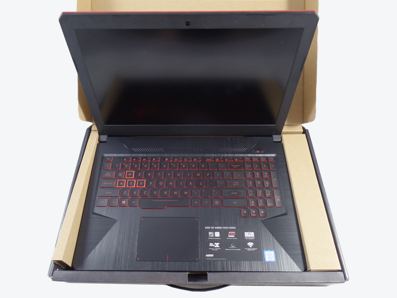 Asus FX504 TUF Gaming Laptop 15.6” Full HD Intel Core i7-8750H GeForce GTX 1050 Ti 8GB DDR4 256GB M.2 SSD Windows 10 FX504GE-ES72 LN