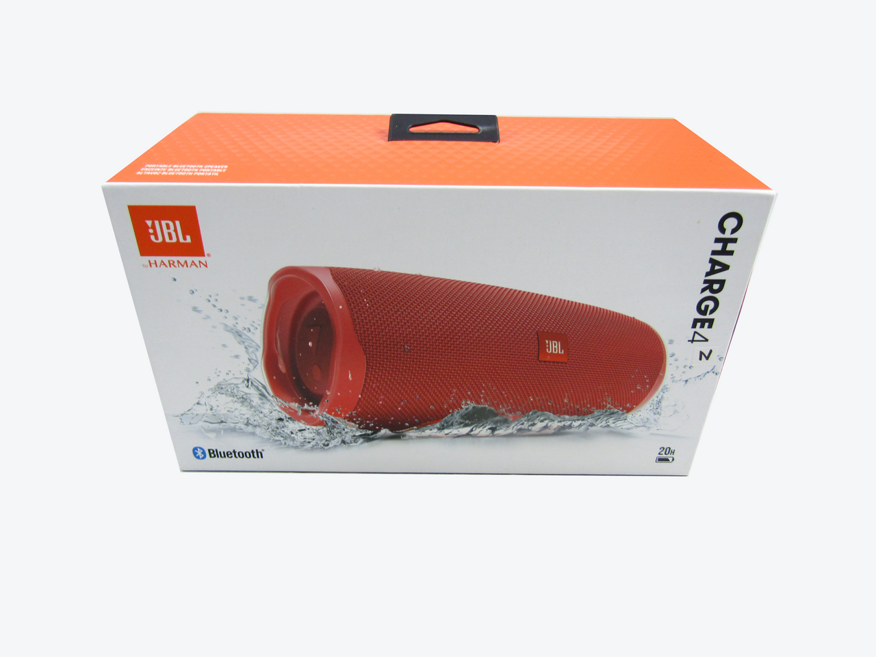 JBL Charge 4 Waterproof Portable Bluetooth Speaker with 20 Hour Battery - Red