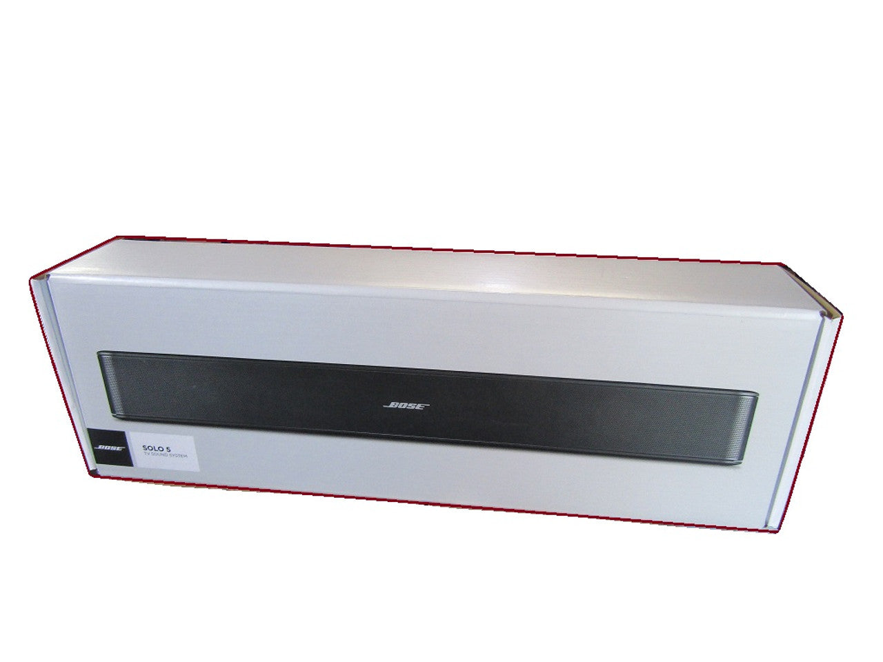 Bose Solo 5 TV sound system is a one-piece soundbar Black