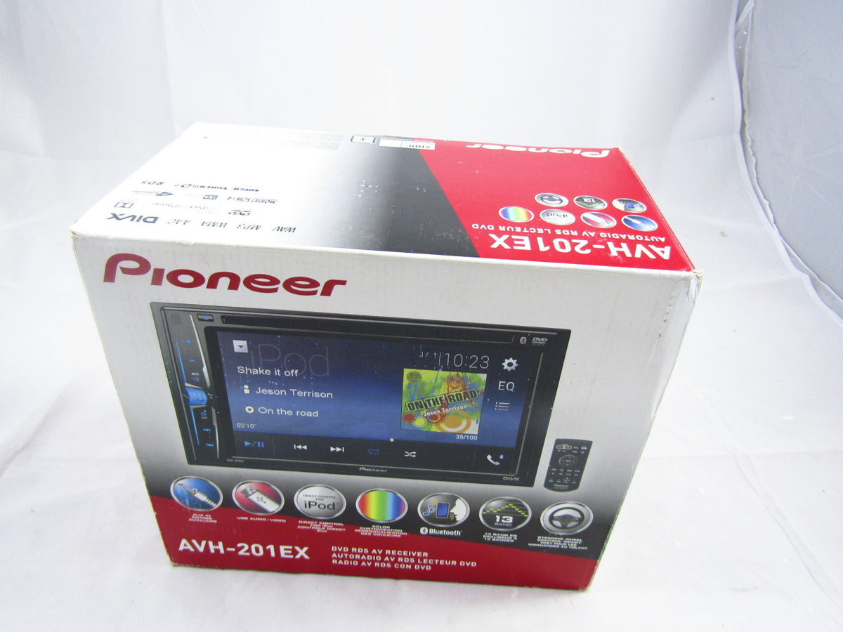 Pioneer AVH-201EX 6.2" Multimedia DVD Receiver with Bluetooth