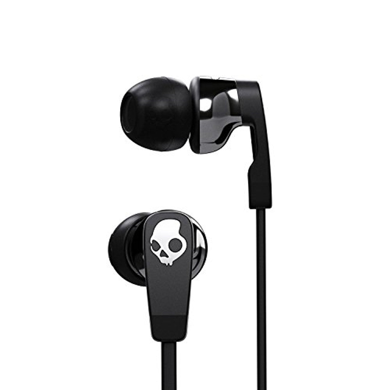 Skullcandy Strum Earbud with Universal In-Line Microphone and Remote, Supreme Sound Acoustics, Flexible Design To Match All Ears, Tug and Pull Resistant, Street/Black VG