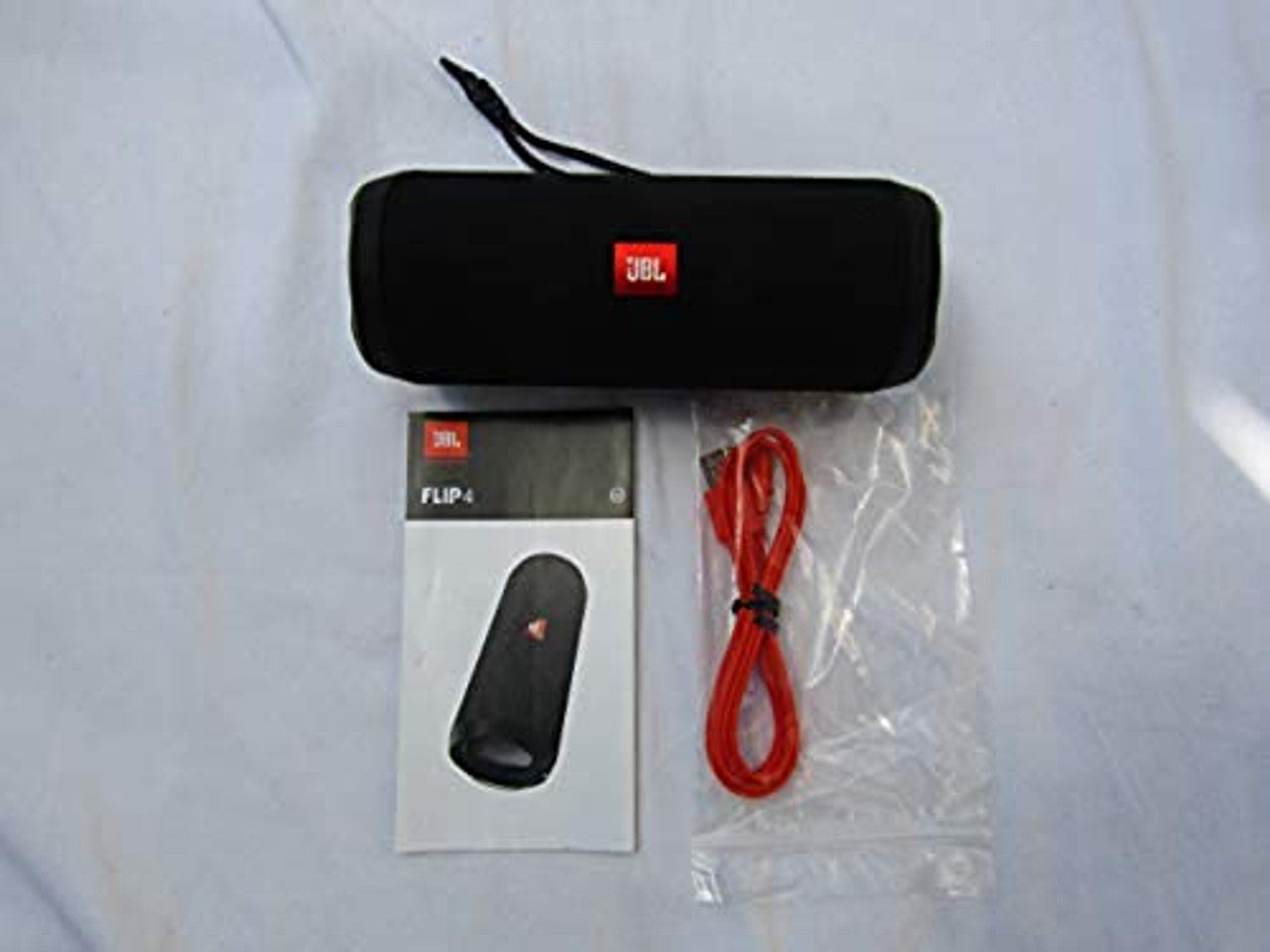 JBL Flip 4 Waterproof Portable Bluetooth Speaker - Black LN