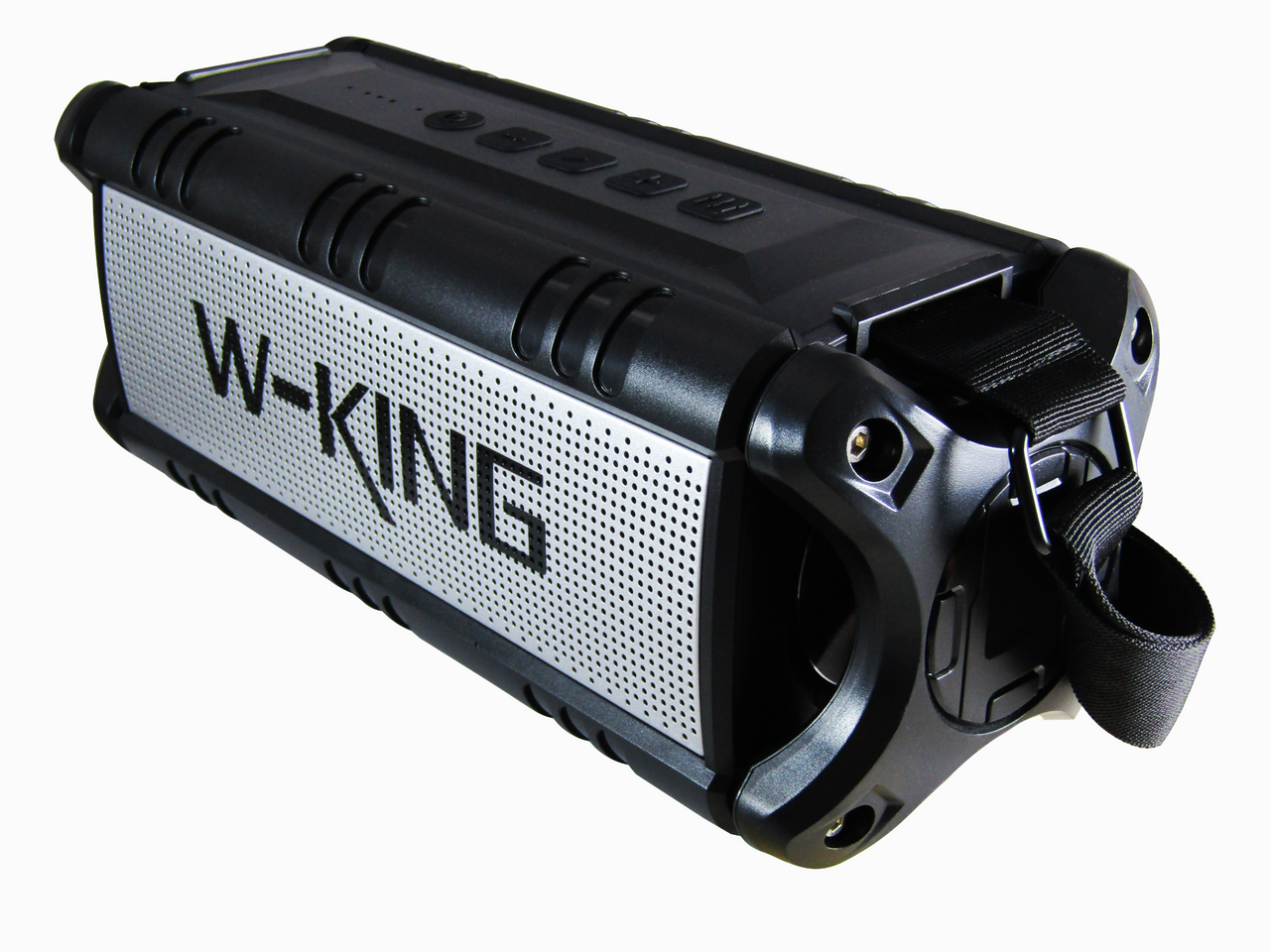 50W(70W Peak) Bluetooth Speakers Built-in 8000mAh Battery Power Bank, W-KING Wireless Outdoor Portable Waterproof, DSP, NFC Speaker, Powerful Rich Bass Loud Stereo Sound (Black) VG