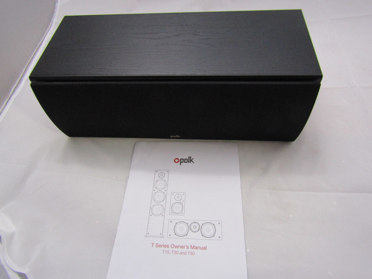 Polk Audio T30 Dual 5.25" 2-Way Center-Channel Loudspeaker Black LN