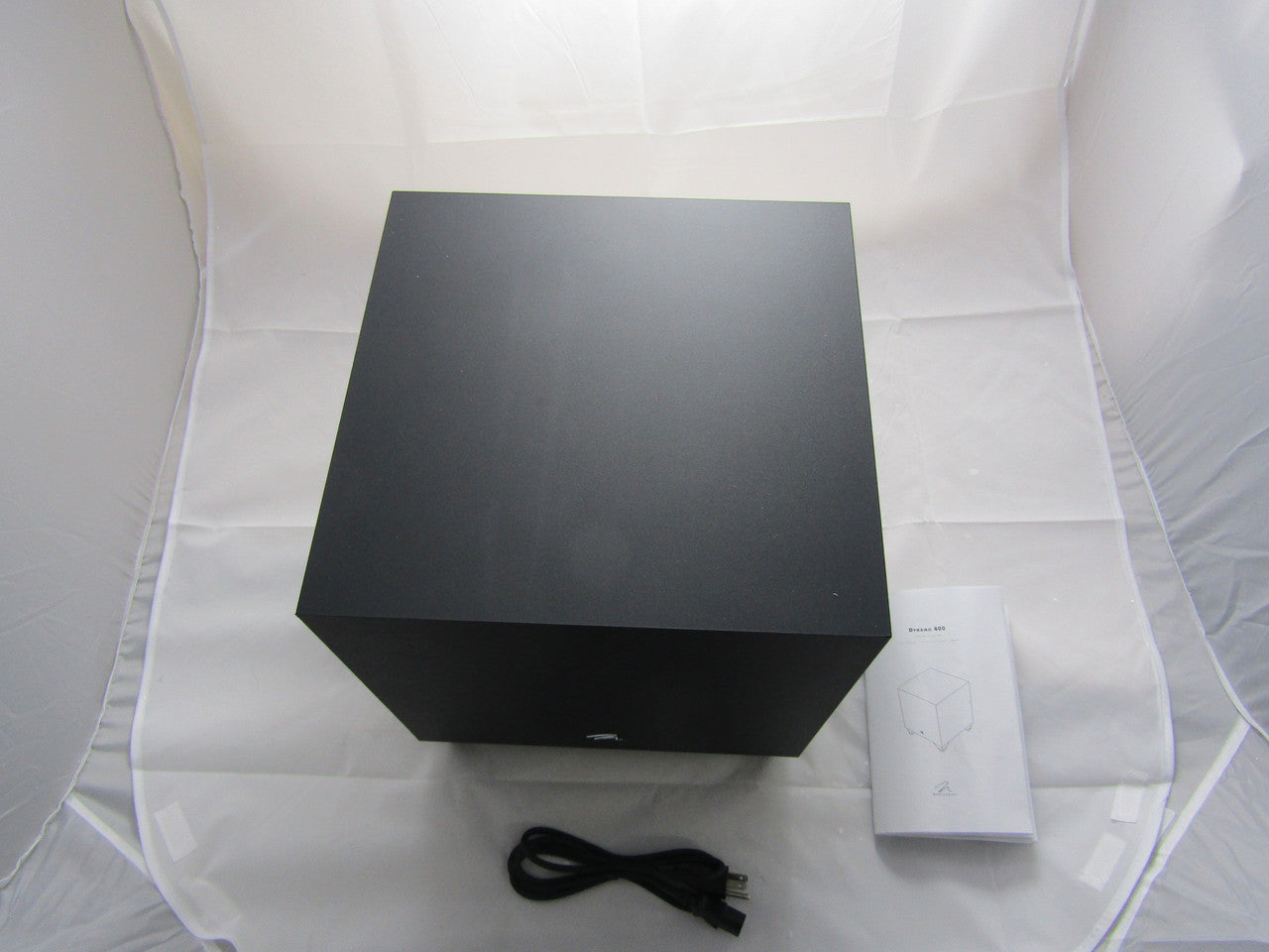 MartinLogan Dynamo 400 8-inch 150 Watt Powered Subwoofer  Black LN