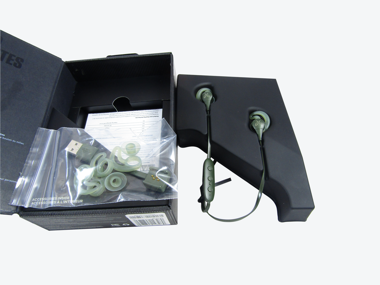 Jaybird X4 Wireless Bluetooth Headphones for Sport Fitness and Running, Compatible with iOS and Android Smartphones: Sweatproof and Waterproof - Alpha Metallic/Jade LN