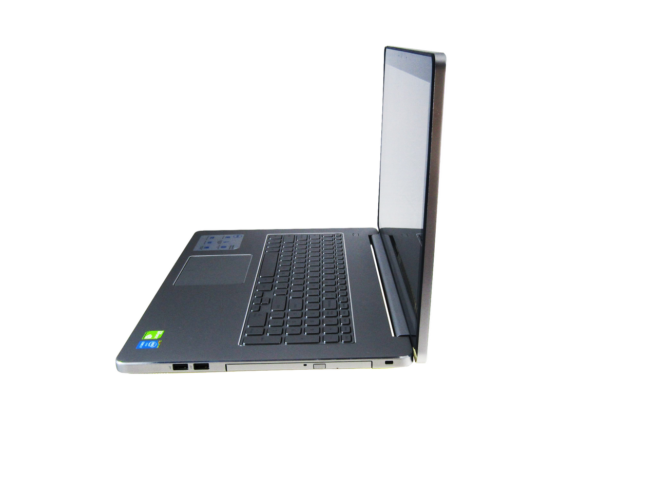 Dell Inspiron 17 i7746-6875SLV - 17.3" FHD Touchscreen Laptop PC - Intel i7 Broadwell / 16GB DDR3L / 1TB Hybrid HD + 8GB SSD / Windows 8.1 / Optical Drive / WiFi / Webcam / Bluetooth - Silver VG