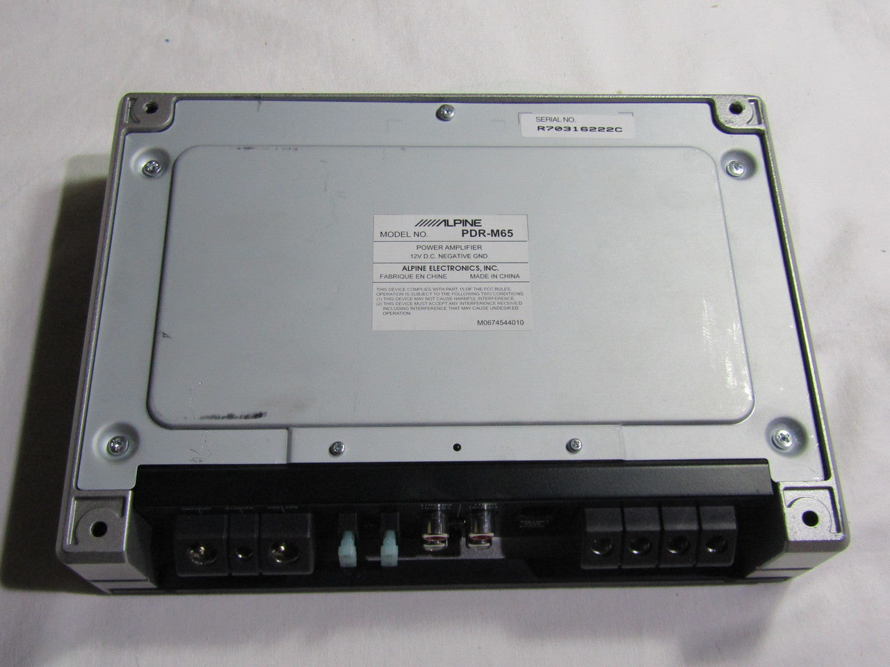 Alpine PDR-M65 Mono Digital Amplifier VG