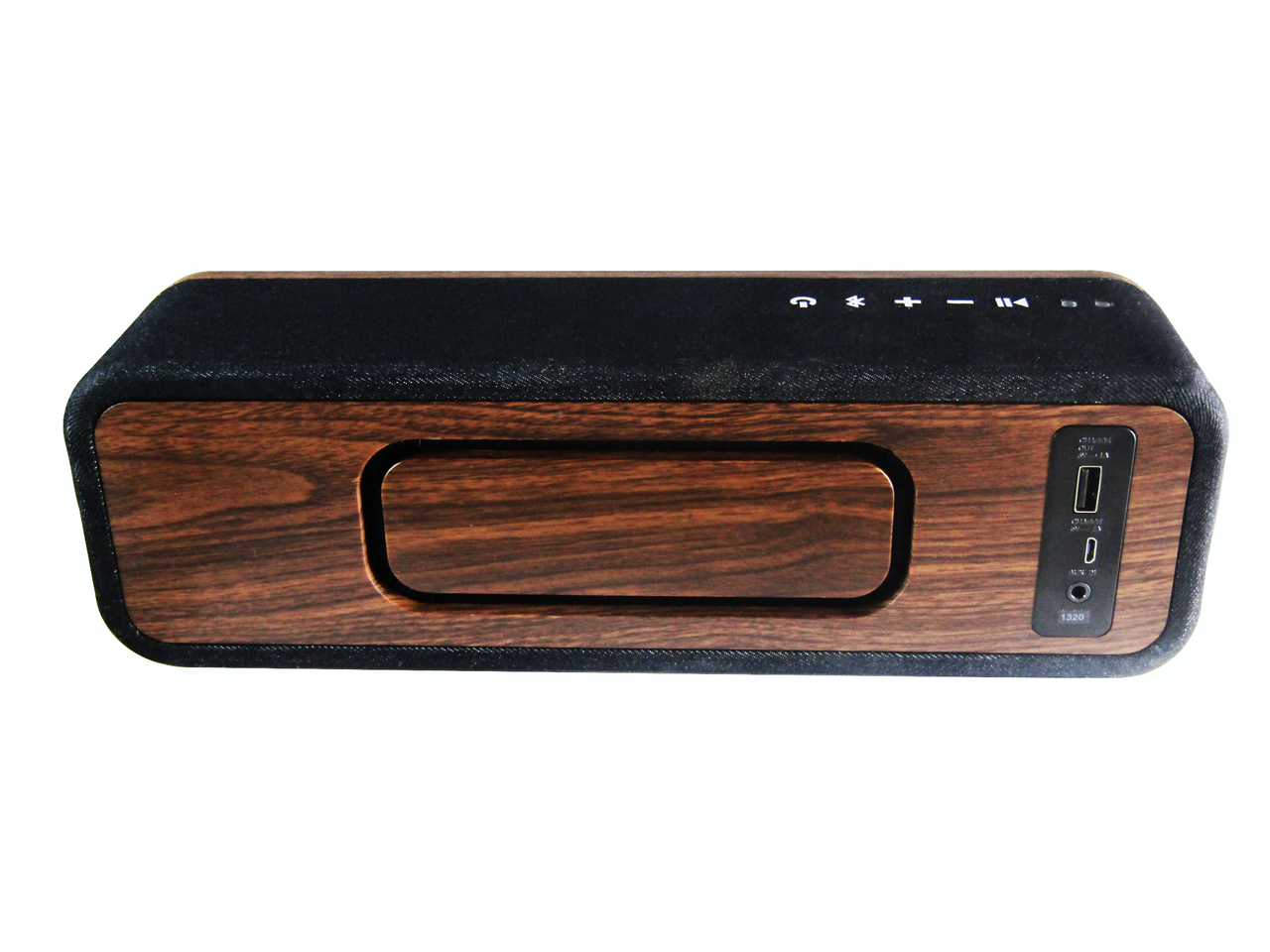 AOMAIS LIFE 30W Bluetooth Speakers Loud Walnut Wood Home Audio Wireless Speaker with Super Bass, 3EQ Modes for Home, Outdoors Party VG