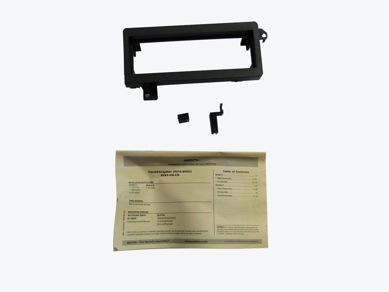 Metra 99-6700 Dash Kit For Ford/Chry/Jeep 74-03 LN