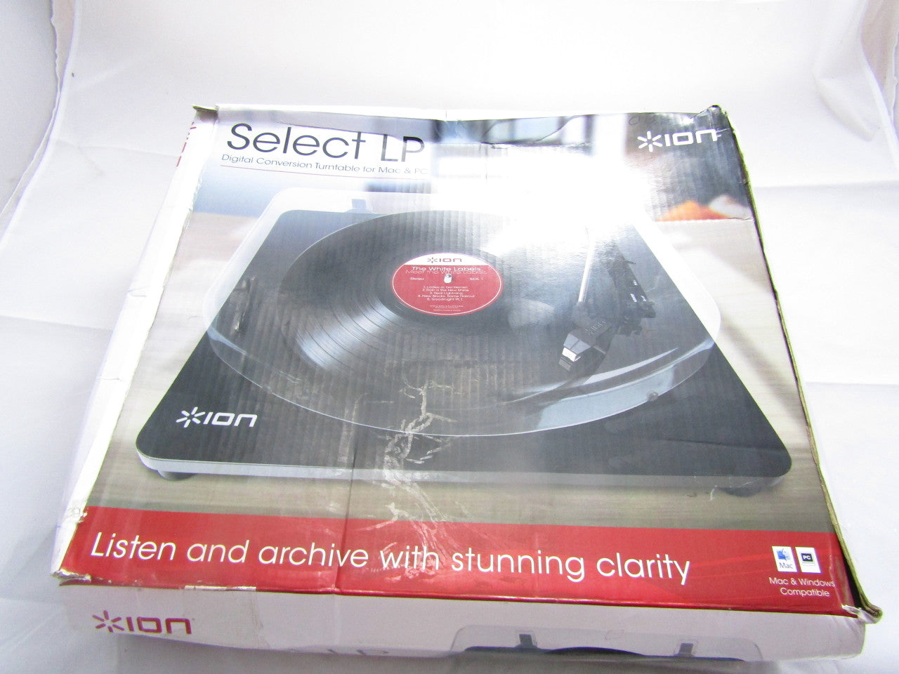 ION Audio Select LP | 3-Speed Digital Conversion Turntable for Mac & PC LN
