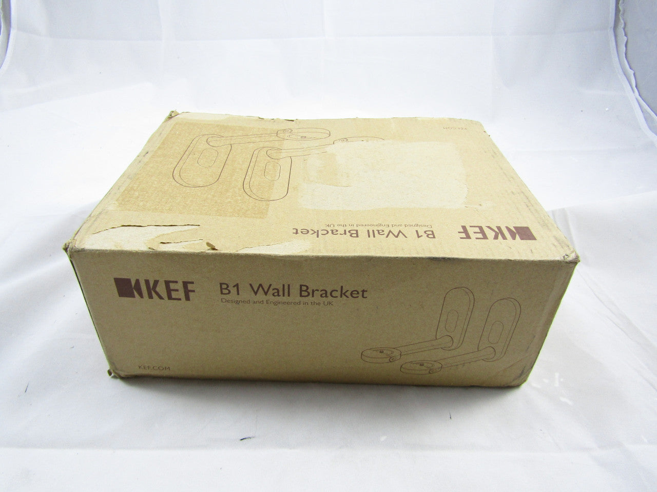 KEF Lsx B1 Wall Bracket (Silver, Pair) LN
