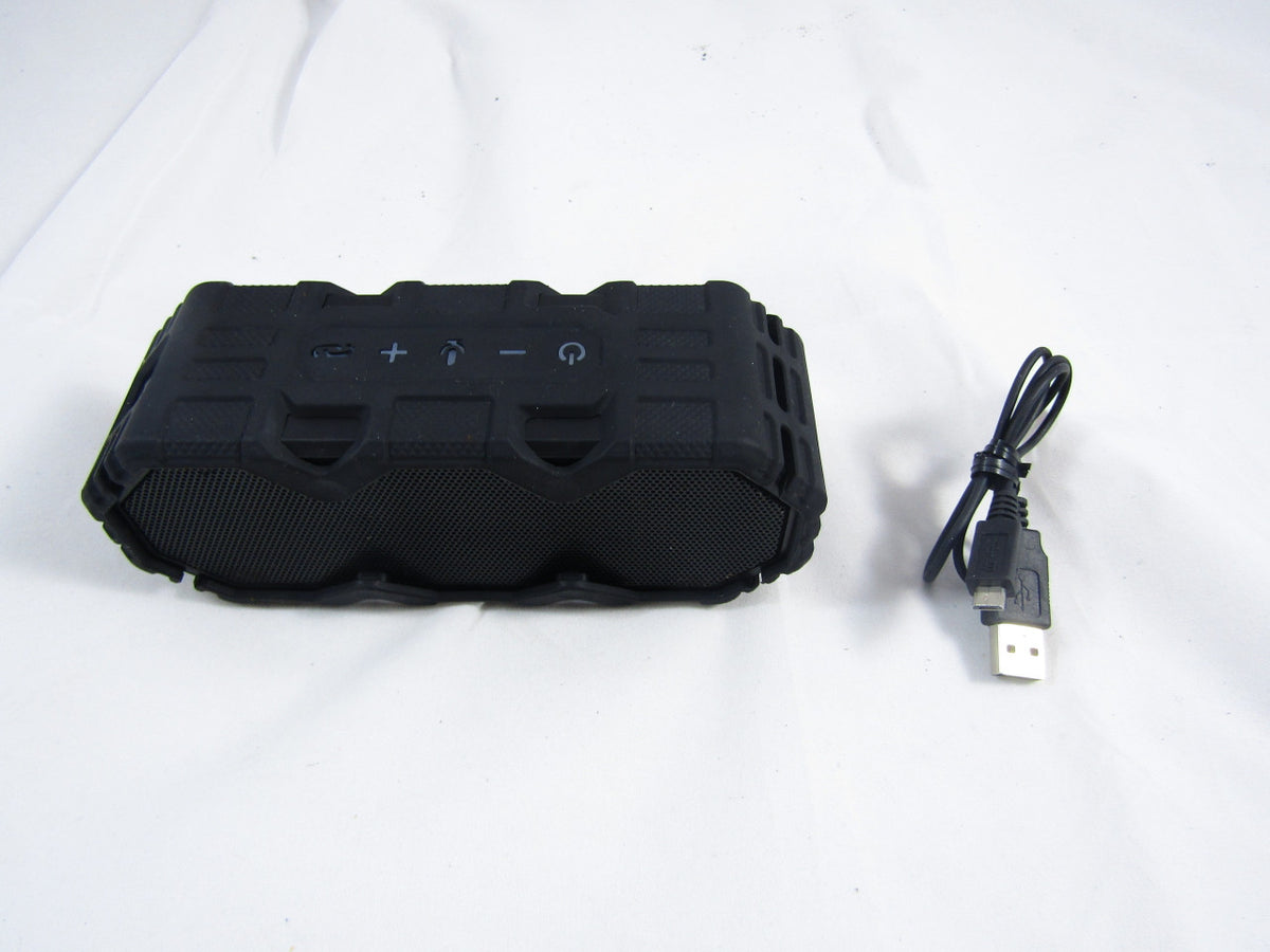 Altec Lansing IMW479 Mini LifeJacket Jolt Heavy Duty Rugged and Waterproof Ultra Portable Bluetooth Speaker with up to 16 Hours of Battery Life, 100FT Wireless Range and Voice Assistant Black VG