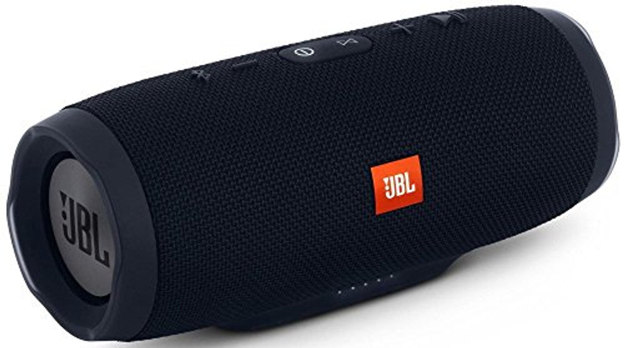 JBL Charge 3 JBLCHARGE3BLKAM Waterproof Portable Bluetooth Speaker (Black) VG