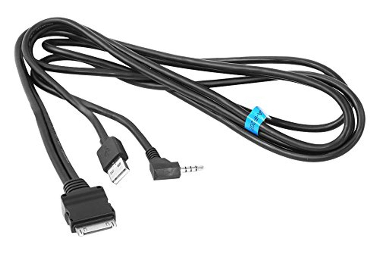 JVC KSU-59 6' USB Video Cable for Select Apple® iPod Models and iPhone 4 and 4S - Black