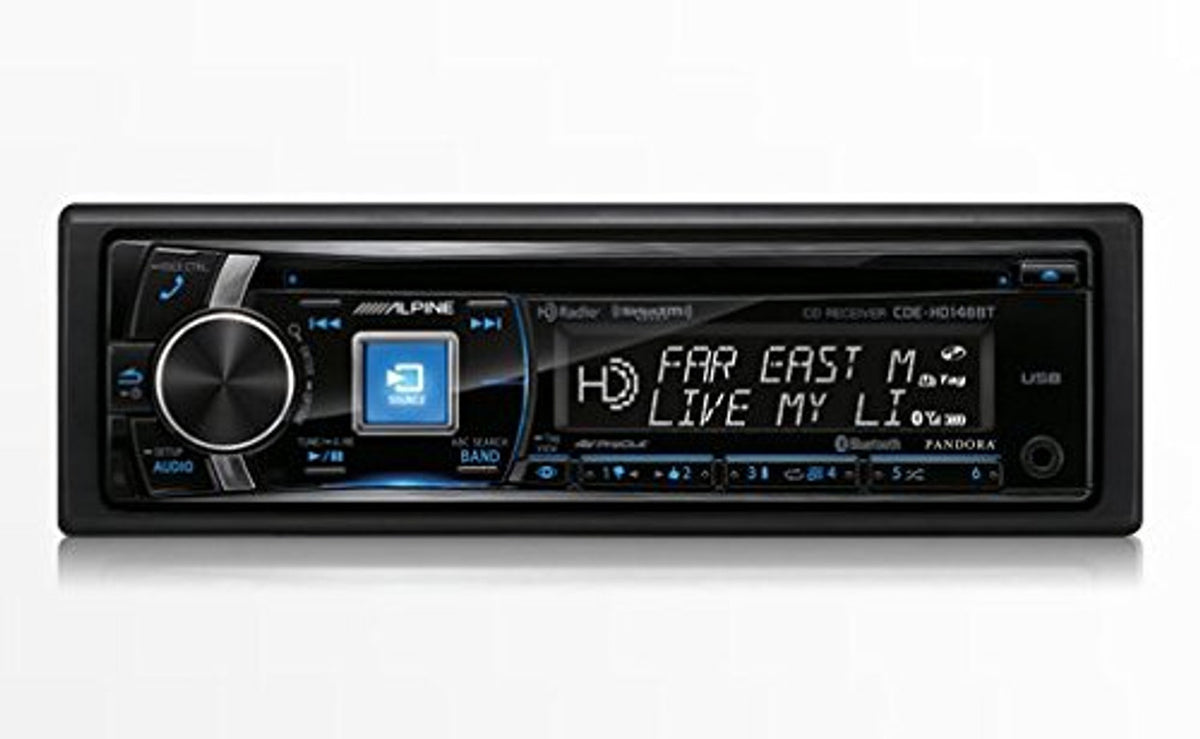 Alpine CDE-HD148BT CD Receiver with built-in Bluetooth & HD Radio VG