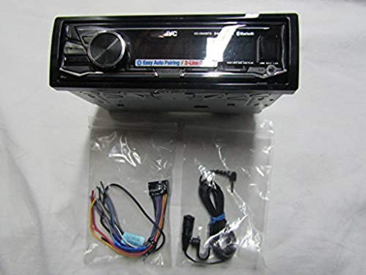 JVC KD-X340BTS Single-Din Car Digital Media Bluetooth Receiver, USB/SiriusXM VG