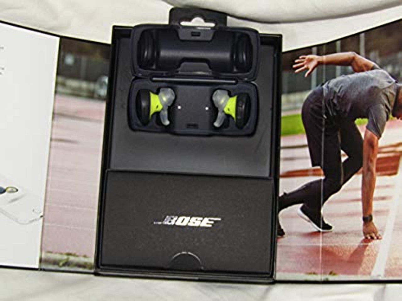 Bose SoundSport Free Truly Wireless Sport Headphones - Midnight Blue / Citron