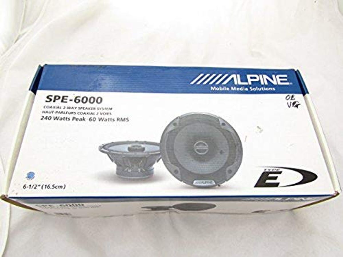 Alpine SPE-6000 6.5" 2-Way Speakers LN