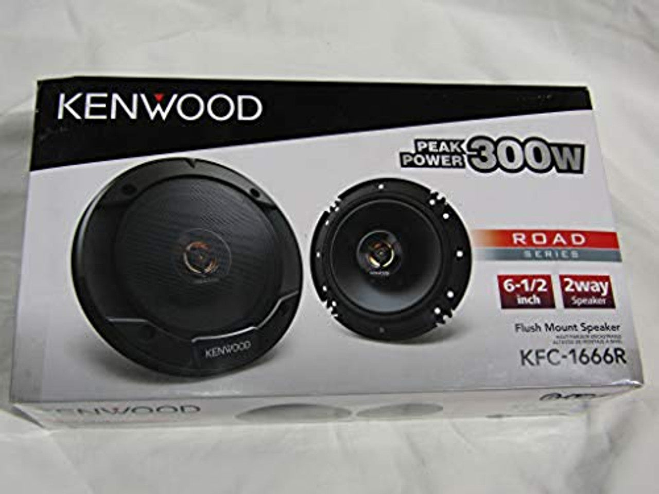 Kenwood KFC-1666R Road Series 6-1/2" 2-Way Car Speakers LN