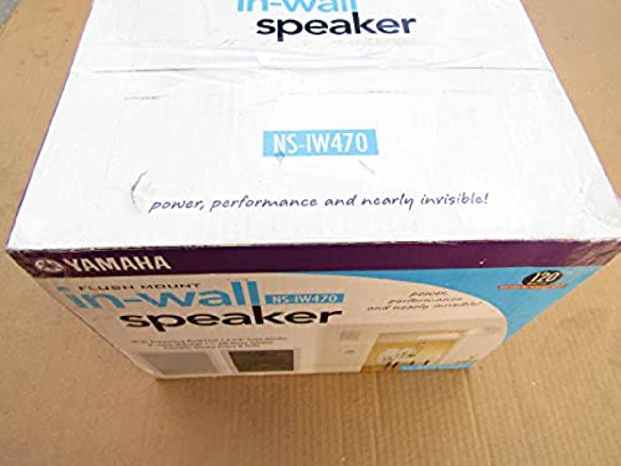 Yamaha Corporation of America NSIW470WH 3-Way Speaker (White, Pair) LN