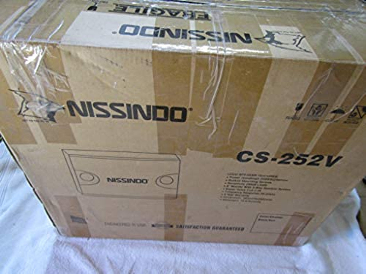 Nissindo CS-252V Karaoke Speaker 250W A Pair LN